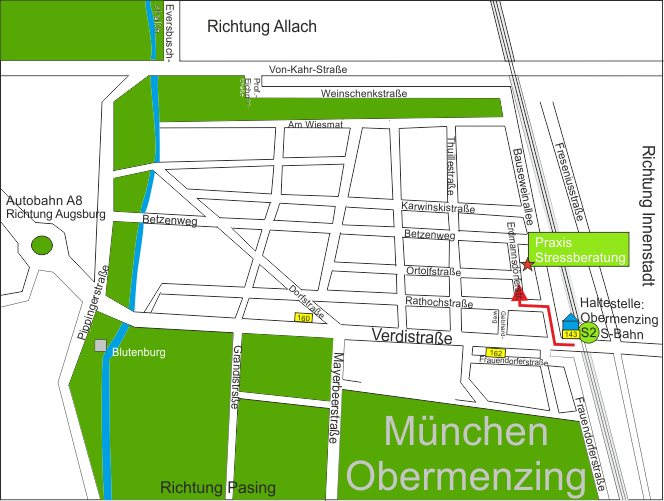 Foto: Landkarte Obermenzing